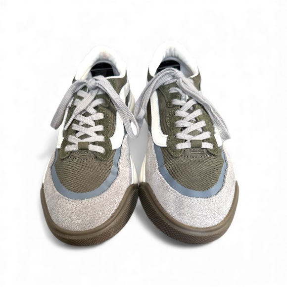 Vans Ultrarange Sneakers - Gray, Olive, White - Picture 5 of 7